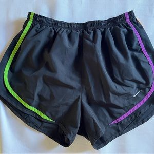 Nike Tempo Running Shorts Black Multicolor Trim